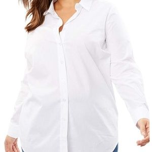 Woman Within long sleeve dressy blouse